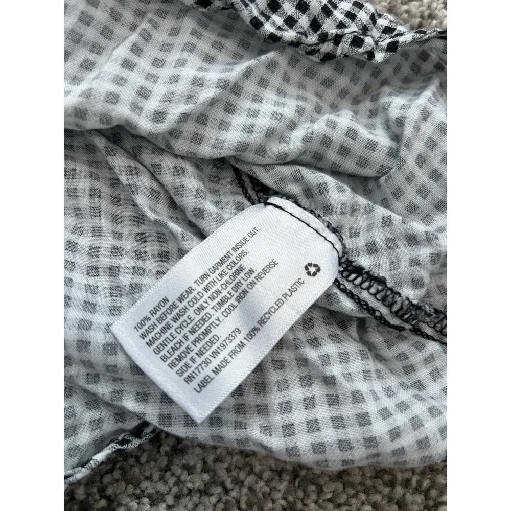 Girls Art Class 2 piece Skirt Outfit Checkered Black & White, size Large 10/12